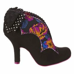 Toasted Teacake -IRREGULAR CHOICE Shop 3081 47I 2 Toasted Teacake Iconic by Irregular Choice Black Floral Heeled Ankle Boots 33266267 1917 4e82 bc1b 61d8c7838431