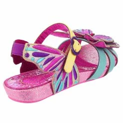 IRREGULAR CHOICE Butterfly Brilliance -IRREGULAR CHOICE Shop 3911 26A 3 Butterfly Brilliance Irregular Choice Flat Sandals