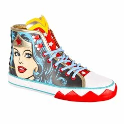 Pride Of Themyscira 23 Pride Of Themyscira -IRREGULAR CHOICE Shop 4125 43A 1 Pride of Themyscira Irregular Choice Justice League Wonder Woman Baseball Boots High Top Trainers 5742c55c af1f 4138 8f40 a4de8162a032