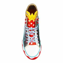 Pride Of Themyscira 26 Pride Of Themyscira -IRREGULAR CHOICE Shop 4125 43A 4 Pride of Themyscira Irregular Choice Justice League Wonder Woman Baseball Boots High Top Trainers d164a2aa b141 4be1 bd0c df692dd13eb8