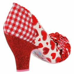 Make My Day -IRREGULAR CHOICE Shop 4135 02AL 3 Make My Day Irregular Choice Red Gingham High Heel 82e4f842 cc2d 4e65 bfab 348d4f93272f