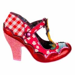 IRREGULAR CHOICE Duck You -IRREGULAR CHOICE Shop 4135 69A 2 Duck You Irregular Choice Red T Bar High Heel Shoes bdd7277a e226 4c85 a868 4d828723735a