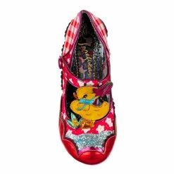 IRREGULAR CHOICE Duck You -IRREGULAR CHOICE Shop 4135 69A 4 Duck You Irregular Choice Red T Bar High Heel Shoes d69e2d2e d1a6 4927 952c 424af061bf98