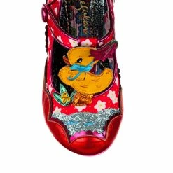IRREGULAR CHOICE Duck You -IRREGULAR CHOICE Shop 4135 69A 5 Duck You Irregular Choice Red T Bar High Heel Shoes 5f9fb0f2 b0a9 4ba6 8e41 ae92b5300505