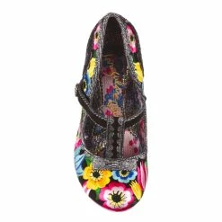 IRREGULAR CHOICE Pretty Pansy -IRREGULAR CHOICE Shop 4135 70B 4 Pretty Pansy Irregular Choice Black T Bar High Heel Shoes fe1eb296 6d45 4cb0 883b 3d75e84d0765