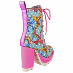 Karrie Okey -IRREGULAR CHOICE Shop 4206 01H 3 Karrie Okay Iconic by Irregular Choice High Heel Platform Lace Up Boots 9d60a3a7 8637 470b 96f4 7f79892b7162