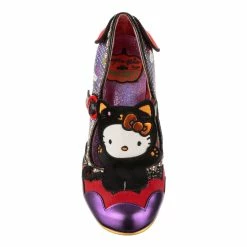 Kitty Costume Party -IRREGULAR CHOICE Shop 4255 102A 4 Kitty Costume Party Irregular Choice X Sanrio Hello Kitty Halloween Mid Heel T Bar Strap Shoes