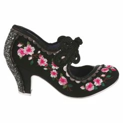 IRREGULAR CHOICE Shop -IRREGULAR CHOICE Shop 4255 90A 2 Cherry Blossoming Irregular Choice Mid Heel Shoes
