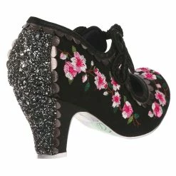 IRREGULAR CHOICE Cherry Blossoming -IRREGULAR CHOICE Shop 4255 90A 3 Cherry Blossoming Irregular Choice Mid Heel Shoes