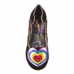 IRREGULAR CHOICE Rainbow Of Love -IRREGULAR CHOICE Shop 4255 98A 4 Rainbow of Love Irregular Choice Rainbow Heart Pride Heels