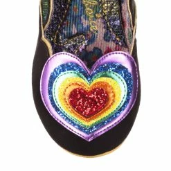 IRREGULAR CHOICE Rainbow Of Love -IRREGULAR CHOICE Shop 4255 98A 5 Rainbow of Love Irregular Choice Rainbow Heart Pride Heels