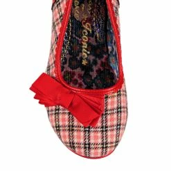 Palm Cove Wide Fit -IRREGULAR CHOICE Shop 4255W 08V 5 Palm Cove Iconic by Irregular Choice Preppy Check Mid Heels 568a87c6 cb0b 4d58 8025 64d14a7b30d4