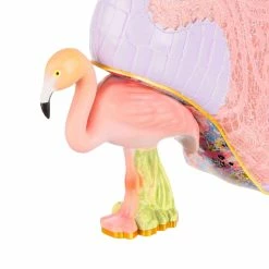 IRREGULAR CHOICE Roseus -IRREGULAR CHOICE Shop 4299 02D 6 Roseus Iconic by Irregular Choice Flamingo Concept Heel Pink Sparkly Boots