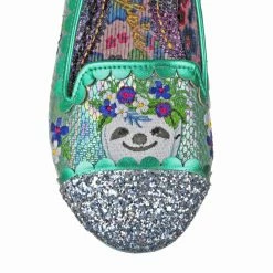 IRREGULAR CHOICE Slow Much Love -IRREGULAR CHOICE Shop 4329 93B 5 Slow Much Love Irregular Choice Sloth Green Slip On Ballet Pump Flats b7402a9a b2b8 4329 881c a6f788e480c5