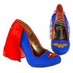 Who Needs Capes? -IRREGULAR CHOICE Shop 4330 14A 1 Who Needs Capes Irregular Choice Justice League Wonder Woman Superman Cape High Heels 1284eacc c9e5 4371 a3b4 ccd03dc9b04b