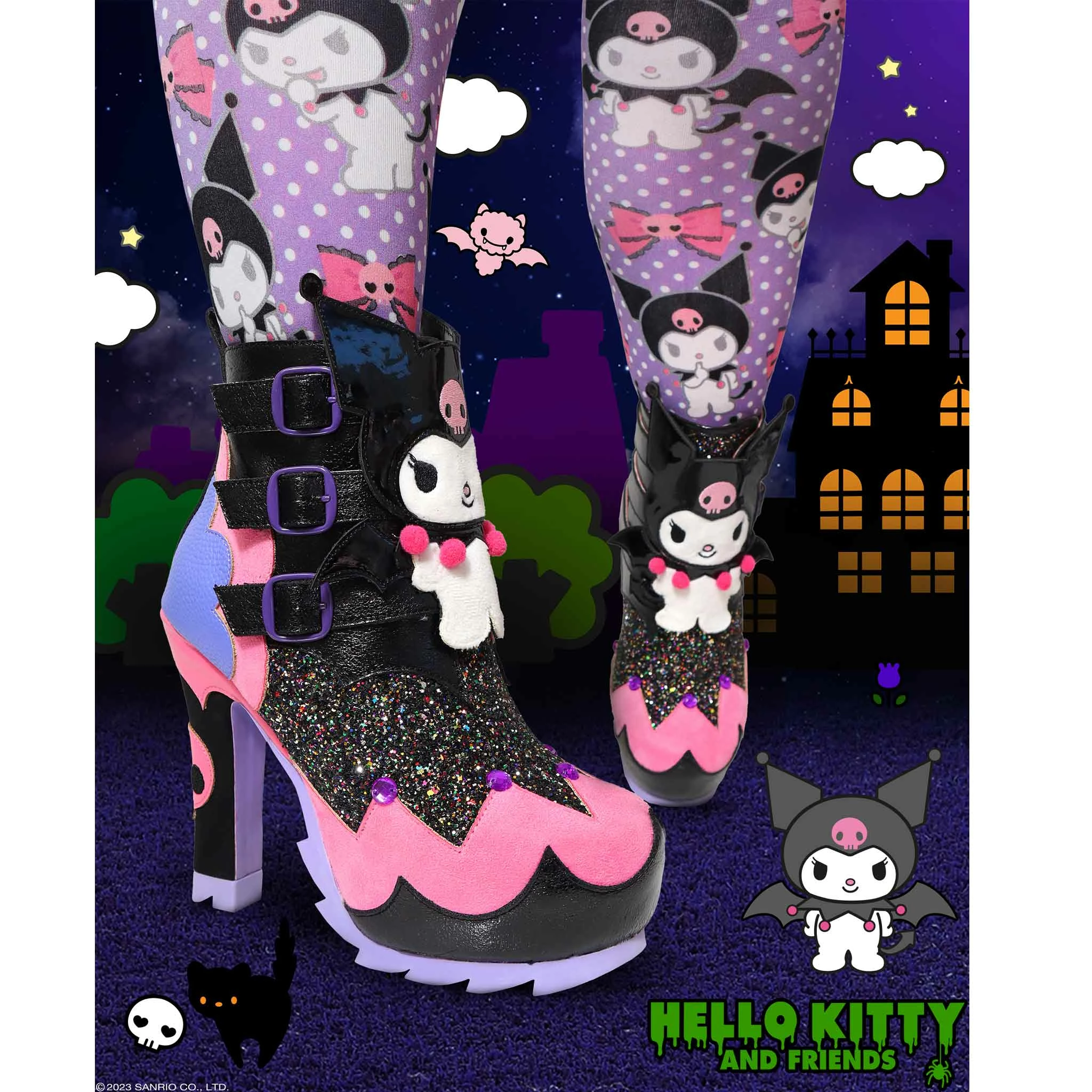Creepy Kuromi Tights 3 Creepy Kuromi Tights - Image 3