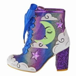 IRREGULAR CHOICE Retrograde 24 IRREGULAR CHOICE Retrograde -IRREGULAR CHOICE Shop 4404 33A 7 Retrograde Irregular Choice Sun and Moon Purple Holographic Rainbow Heeled Boots e6824ae3 6f04 4916 966c fe7569d51d03