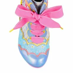 IRREGULAR CHOICE Leaping Lamb 23 IRREGULAR CHOICE Leaping Lamb -IRREGULAR CHOICE Shop 4405 24B 4 Leaping Lamb Irregular Choice Embroidered Mid Heel Ankle Boots
