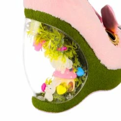 Hop 2 It -IRREGULAR CHOICE Shop 4435 04C 8 Hop 2 It Iconic by Irregular Choice Bunny Rabbit Glass Globe High Heel Shoes