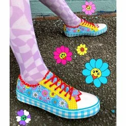 Gingham Surprise -IRREGULAR CHOICE Shop 4485 18F gingham surprise