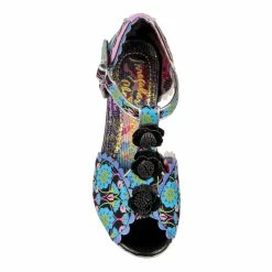 IRREGULAR CHOICE Feeling Thorny 23 IRREGULAR CHOICE Feeling Thorny -IRREGULAR CHOICE Shop 4561 12B 4 Feeling Thorny Irregular Choice Floral T Bar Heeled Sandals