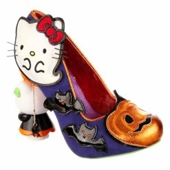 Pumpkin Kitty -IRREGULAR CHOICE Shop 4627 02A 1 Pumpkin Kitty Irregular Choice X Sanrio Halloween Hello Kitty Concept High Heel Shoes