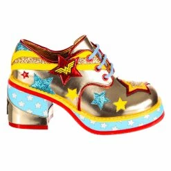 Amazonian Warrior -IRREGULAR CHOICE Shop 4648 04A 2 Amazonian Warrior Irregular Choice Justice League Wonder Woman Lace Up Chunky Heel Platform Shoes 871b79c4 f38e 4999 96ea e172bf46fa46