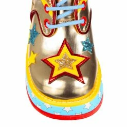 Amazonian Warrior -IRREGULAR CHOICE Shop 4648 04A 5 Amazonian Warrior Irregular Choice Justice League Wonder Woman Lace Up Chunky Heel Platform Shoes 0dc416d5 e730 4529 96d3 2ae2fbacf392