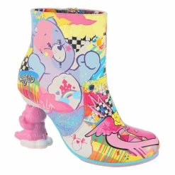 IRREGULAR CHOICE Murwalls Of Love -IRREGULAR CHOICE Shop 4650 01A 1 MurWalls of Love Irregular Choice Care Bears Concept Heel Boots Customised ea97741d 7af1 4e36 8b47 5df1fccf0661