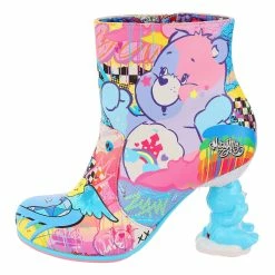 IRREGULAR CHOICE Murwalls Of Love -IRREGULAR CHOICE Shop 4650 01A 5 MurWalls of Love Irregular Choice Care Bears Concept Heel Boots Customised 62404ad5 9497 48c1 86e5 ee826b9b56c5