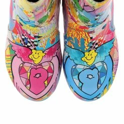 IRREGULAR CHOICE Murwalls Of Love -IRREGULAR CHOICE Shop 4650 01A 8 MurWalls of Love Irregular Choice Care Bears Concept Heel Boots Customised eb9e6546 d381 4016 9ed0 d087912855cf