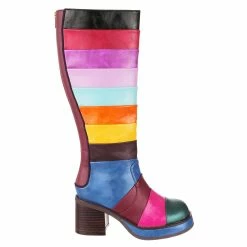 IRREGULAR CHOICE Shop -IRREGULAR CHOICE Shop 4663 01B 2 Ammonite Irregular Choice Knee High Boots c8479968 4a0e 43aa a861 79bd1079c143