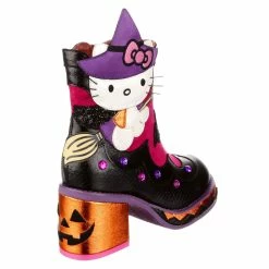 Hello Witchy 22 Hello Witchy -IRREGULAR CHOICE Shop 4663 07A 3 Hello Witchy Irregular Choice X Sanrio Hello Kitty Halloween Chunky Platform Ankle Boots