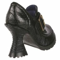 IRREGULAR CHOICE Step To It -IRREGULAR CHOICE Shop 4666 01C 3 Step To It Irregular Choice Curved High Heels