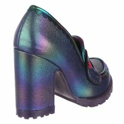IRREGULAR CHOICE Loaf It Up -IRREGULAR CHOICE Shop 4668 01B 3 Loaf It Up Irregular Choice Chunky High Heel Loafer 0af6ebab a02d 4162 9c76 d55c07d1b14b