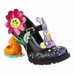 IRREGULAR CHOICE Evil Daisy -IRREGULAR CHOICE Shop 4671 01B 2 Evil Daisy Irregular Choice Busted Bear Heel T Bar Shoes ea54462c fa99 428a 9b0b 6b7d76f1fa5f