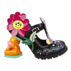 IRREGULAR CHOICE Shop -IRREGULAR CHOICE Shop 4671 01B 3 Evil Daisy Irregular Choice Busted Bear Heel T Bar Shoes 7cd780e9 6a3e 4eb3 93a5 377ebfb6fff4