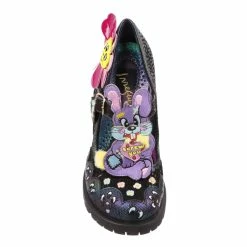IRREGULAR CHOICE Evil Daisy -IRREGULAR CHOICE Shop 4671 01B 5 Evil Daisy Irregular Choice Busted Bear Heel T Bar Shoes fc67d23e 38c1 4cde a57d 0e2111833b7c