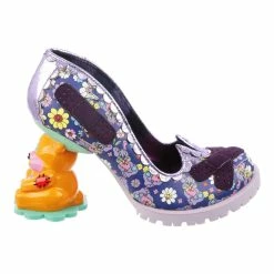 IRREGULAR CHOICE Bandaged Babe -IRREGULAR CHOICE Shop 4671 02C 3 Evil Daisy Irregular Choice Busted Bear Heel Shoes