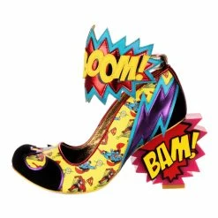 Kaboom 18 Kaboom -IRREGULAR CHOICE Shop 4673 02B 9 Kaboom Irregular Choice Justice League Pop Art Bam Pow Concept Heel High Heels 3ffd7657 eca0 4533 b3fd 9979435b9a6a