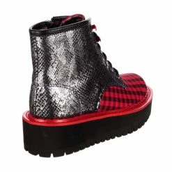 IRREGULAR CHOICE Sole-y For You -IRREGULAR CHOICE Shop 4675 03B 3 Soley For You Irregular Choice Platform Zebra Ankle Boots