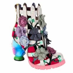 IRREGULAR CHOICE Garden Fence -IRREGULAR CHOICE Shop 4688 01A 1 Garden Fence Irregular Choice Bird Concept Heel Floral High Heel Boots 065034cb 7994 42db a658 18d7645a7f80