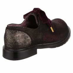 IRREGULAR CHOICE Betsy Sue -IRREGULAR CHOICE Shop 4712 03ABetsySue3MetallicLaceUpFlatShoes