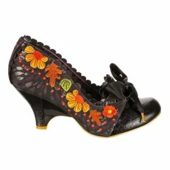 IRREGULAR CHOICE Shop -IRREGULAR CHOICE Shop 4714 01B 2 Fall Calls Irregular Choice Autumn Curved Mid Heels 71f89fbc 90a7 4c89 b548 c8a59de6d874