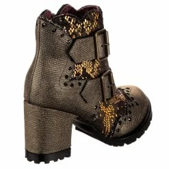 IRREGULAR CHOICE Buckle Babe 8 IRREGULAR CHOICE Buckle Babe -IRREGULAR CHOICE Shop 4730 01B3BuckleBabeIrregularChoiceBronzeBlockHeelAutumnBoots 69f53522 c66b 4e0e 9f8f 65ff2ea6d4ec