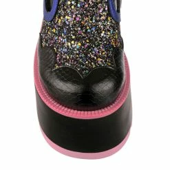 Kitty Cavern -IRREGULAR CHOICE Shop 4734 01A 5 Kitty Cavern Irregular Choice X Sanrio Halloween Hello Kitty Cut Out Goth Platform Ankle Boots d5cec894 837c 4a99 aec4 2198ce4b1dc4