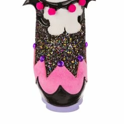Kuromi Cutie -IRREGULAR CHOICE Shop 4735 01A 5 Cutie Kuromi Irregular Choice X Sanrio Halloween Platform High Heel Biker Boots