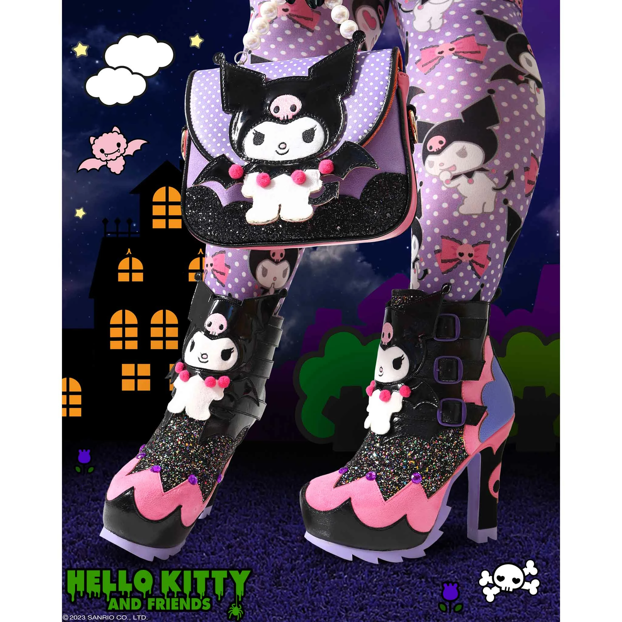 Creepy Kuromi Tights 4 Creepy Kuromi Tights - Image 4