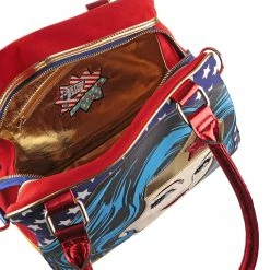 I Love Wonder Woman Bag -IRREGULAR CHOICE Shop B112 19A 3 I Love Wonder Woman Irregular Choice Justice League Wonder Woman Large Overnight Shoulder Bag