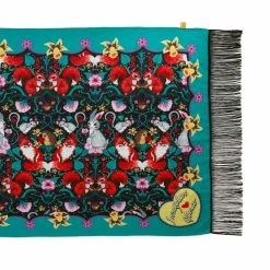 Wintery Woods Scarf -IRREGULAR CHOICE Shop ICSCARF03A 2 Wintery Woods Scarf Irregular Choice Large Rectangle Autumn Animals Fall Woodlands Wrap Scarf